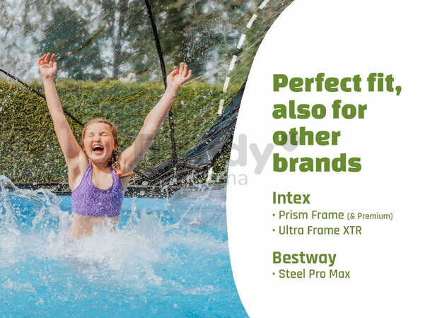 Kryt kopula Pool Dome Cover ECO Exit Toys univerzálny na bazény s priemerom 427 cm ET30801470