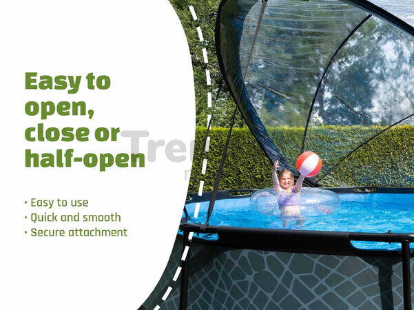 Kryt kopula Pool Dome Cover ECO Exit Toys univerzálny na bazény s priemerom 427 cm ET30801470