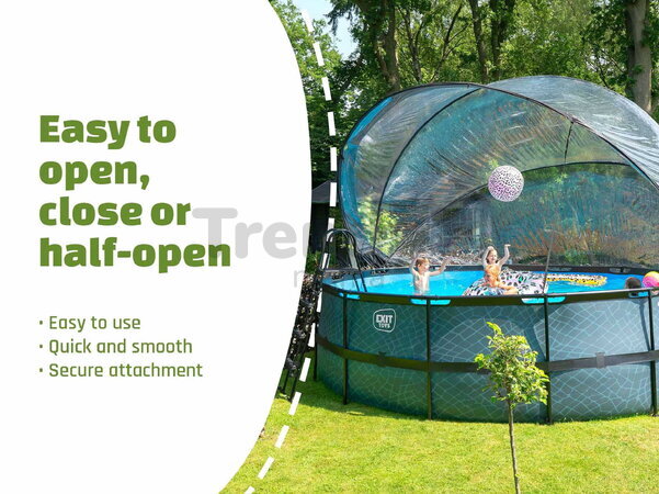 Kryt kopula Pool Dome Cover ECO Exit Toys univerzálny na bazény s priemerom 488 cm ET30801670
