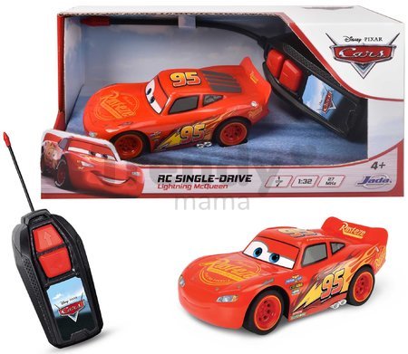 Autíčko na diaľkové ovládanie Cars 3 Lightning McQueen Jada červené dĺžka 14 cm