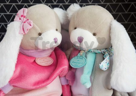 Plyšový psík na bábkové divadlo Dog Toopi Boy Hand Puppet Doudou et Compagnie hnedý 28 cm od 0 mes