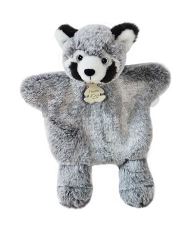 Plyšová panda červená na bábkové divadlo Red Panda Puppet Sweety Mousse Histoire d’ Ours sivá 25 cm od 0 mes