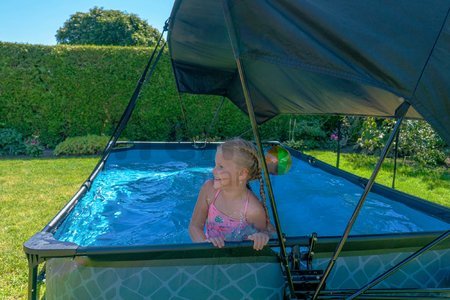 Slnečná strieška pool canopy Exit Toys na bazény s rozmerom 220*150 cm od 6 rokov