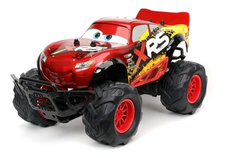 Autíčko na diaľkové ovládanie RC Blesk McQueen Off Road Jada terénne s odpružením dĺžka 25 cm 1:14 od 6 rokov