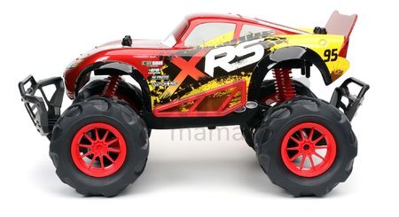 Autíčko na diaľkové ovládanie RC Blesk McQueen Off Road Jada terénne s odpružením dĺžka 25 cm 1:14 od 6 rokov