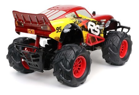 Autíčko na diaľkové ovládanie RC Blesk McQueen Off Road Jada terénne s odpružením dĺžka 25 cm 1:14 od 6 rokov