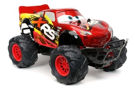 Autíčko na diaľkové ovládanie RC Blesk McQueen Off Road Jada terénne s odpružením dĺžka 25 cm 1:14 od 6 rokov