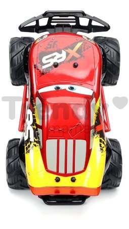 Autíčko na diaľkové ovládanie RC Blesk McQueen Off Road Jada terénne s odpružením dĺžka 25 cm 1:14 od 6 rokov