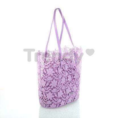 Dámska čipkovaná taška Kbas fialová 308812L