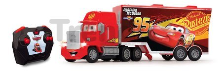 Autíčko s prívesom na diaľkové ovládanie RC Cars 3 Turbo Mack Truck Jada so svetlom a zvukom dĺžka 46 cm od 4 rokov