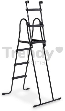 Schody k bazénu pool ladder Exit Toys pre výšku 91 - 107 cm kovový rám protišmykové čierne