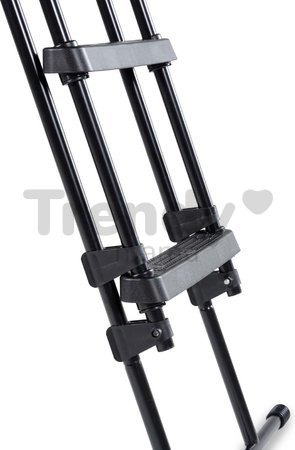 Schody k bazénu pool ladder Exit Toys pre výšku 91 - 107 cm kovový rám protišmykové čierne