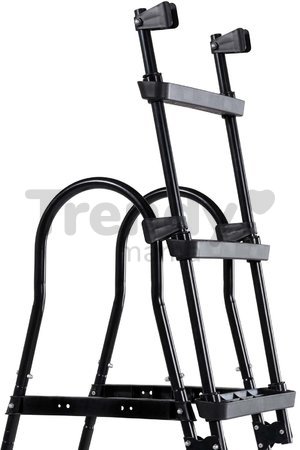 Schody k bazénu pool ladder Exit Toys pre výšku 91 - 107 cm kovový rám protišmykové čierne
