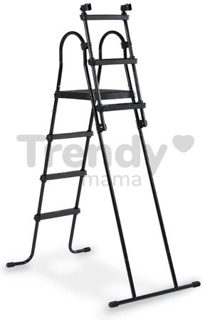 Schody k bazénu pool ladder Exit Toys pre výšku 108 - 122 cm kovový rám protišmykové čierne