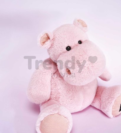 Plyšový hrošík Hip'Pie Histoire d’ Ours ružový 40 cm od 0 mes