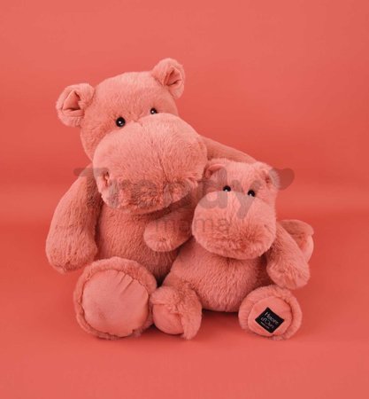 Plyšový hrošík Hip'Hug Histoire d’ Ours ružový 25 cm od 0 mes