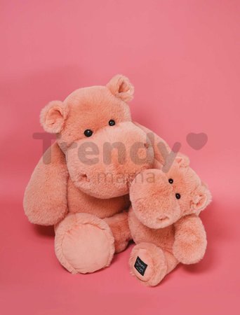 Plyšový hrošík Hip'Hug Histoire d’ Ours ružový 25 cm od 0 mes