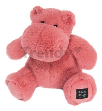 Plyšový hrošík Hip'Hug Histoire d’ Ours ružový 25 cm od 0 mes