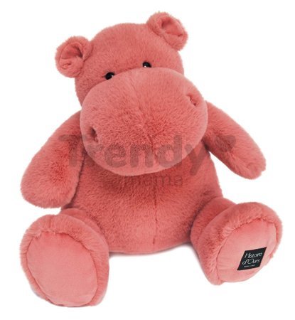 Plyšový hrošík Hip'Hug Histoire d’ Ours ružový 40 cm od 0 mes