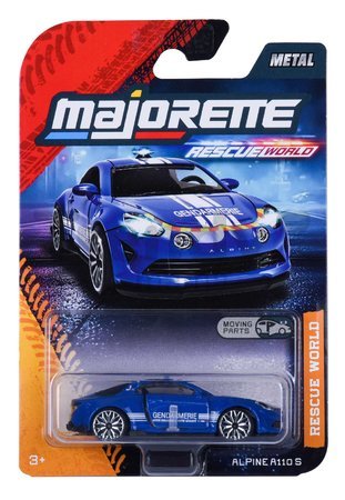 Autíčko záchranárske Rescue World Premium Majorette kovové 6 rôznych druhov dĺžka 7,5 cm 1:64