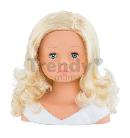 Kadernícka česacia hlava Hairdressing Head Corolle s krásne jemnými voňavými vláskami a 20 doplnkami od 3 rokov