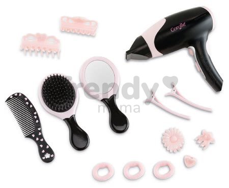 Sušič na vlasy Hairstyling set Les Trendies Corolle pre bábiky so 14 doplnkami elektronický od 3 rokov