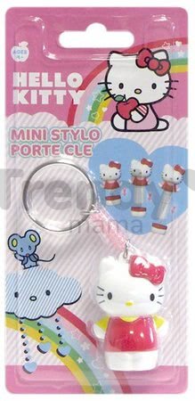 Pero a kľúčenka v jednom Hello Kitty LPS CTC mini ružové
