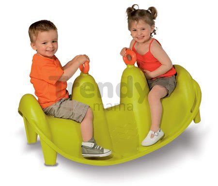 Hojdačka Tuleň Smoby obojstranná s vodotryskom zelená