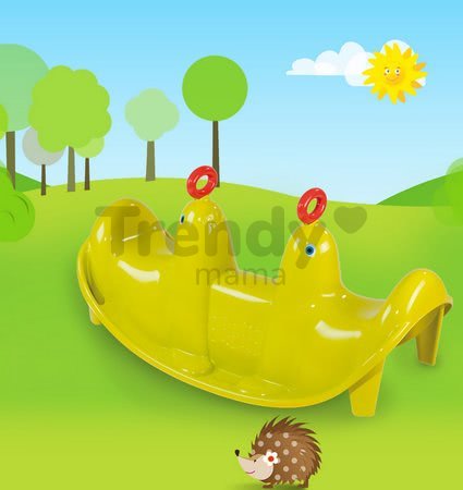 Hojdačka Tuleň Smoby obojstranná s vodotryskom zelená