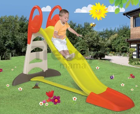 Šmykľavka Toboggan XL Smoby s dvojitou vlnou a vodou dĺžka 2,3 m