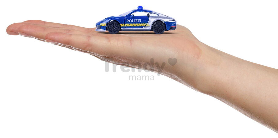 Mașinuțe Poliție Tune It Safe Giftpack Majorette set metalic de 5 tipuri în ambalaj cadou, lungime 7,5 cm, 1:64