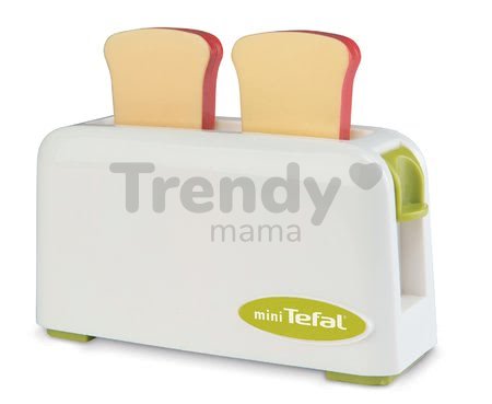 Raňajkový set s kávovarom a toasterom Mini Tefal Smoby bielo-bordový