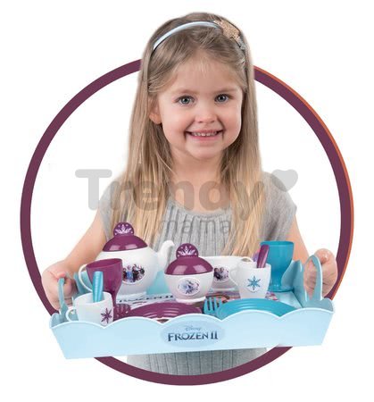 Servírovacia tácka Frozen 2 Disney XL Tea Time Smoby so 17 doplnkami