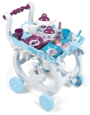 Servírovací vozík Frozen 2 Disney XL Tea Trolley Smoby so 17 doplnkami