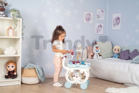 Servírovací vozík Frozen 2 Disney XL Tea Trolley Smoby so 17 doplnkami