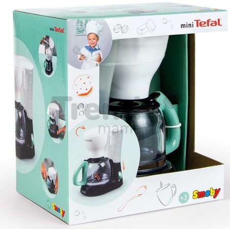 Kávovar Tefal Coffee Express Smoby s filtrom a nádobou na vodu šedo-olivový