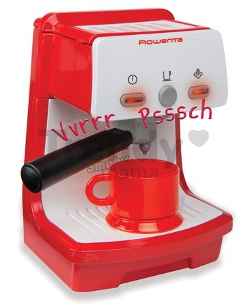 Kávovar Rowenta Expresso Smoby elektronický so zvukom a svetlom červený