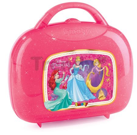 Obedová súprava v kufríku Disney Princezné Smoby s 20 doplnkami