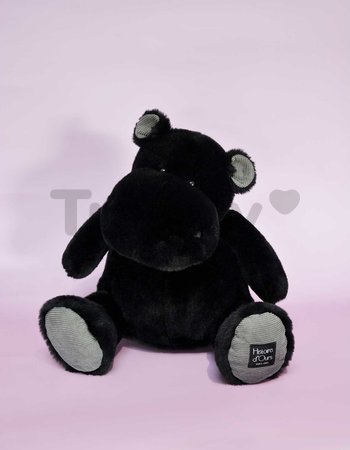 Plyšový hrošík Hip'Star Histoire d’ Ours čierny 40 cm od 0 mes