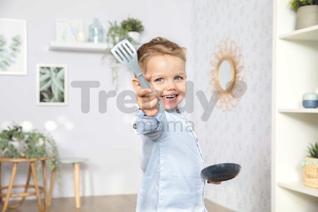 Kuchynka elektronická Bon Appetit Kitchen Smoby s kávovarom a chladnička s rúrou na pečenie 23 doplnkov 96 cm výška/49 cm pult