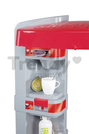 Kuchynka Tefal Studio XXL Smoby elektronická s magickým bublaním a ľadom s 38 doplnkami červeno-strieborná