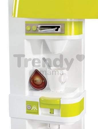 Kuchynka Tefal Studio XL Smoby elektronická s magickou cestovinou, kolou, kávovarom a 36 doplnkami zelená
