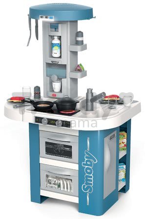 Kuchynka s technickým vybavením Tech Edition Smoby elektronická s mnohými zvukmi a svetlami a 35 doplnkov 100 cm vysoká