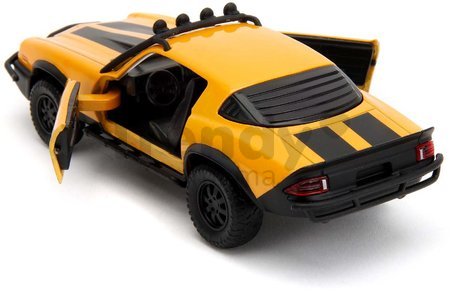 Autíčko Chevrolet Camaro 1977 Bumblebee Transformers T7 Jada kovové s otvárateľnými dverami 1:32