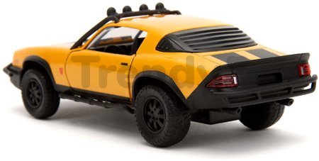 Autíčko Chevrolet Camaro 1977 Bumblebee Transformers T7 Jada kovové s otvárateľnými dverami 1:32