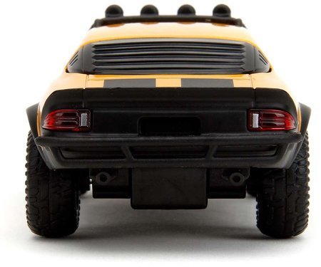 Autíčko Chevrolet Camaro 1977 Bumblebee Transformers T7 Jada kovové s otvárateľnými dverami 1:32