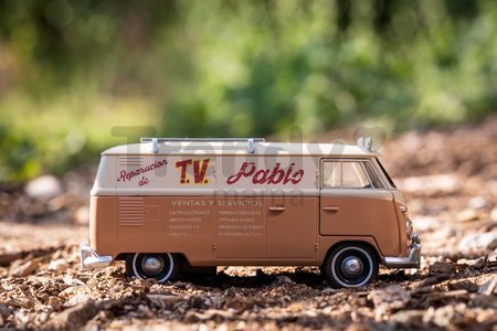Autíčko Volkswagen T1 Wheeljack Transformers T7 Jada kovové s otvárateľnými dverami 1:32