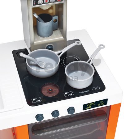 Kuchynka Tefal Cheftronic Orange Smoby elektronická so zvukom a svetlom a 20 doplnkov 62 cm vysoká