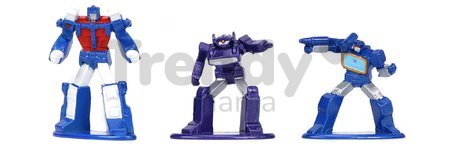 Figúrky zberateľské Transformers Nano Wave 1 Jada kovové sada 18 druhov výška 4 cm