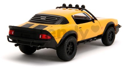 Autíčko Chevrolet Camaro Bumblebee 1977 Transformers Jada kovové dĺžka 20 cm 1:24